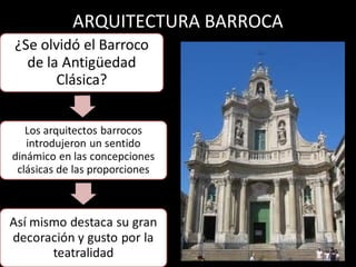 ARQUITECTURA BARROCA

 