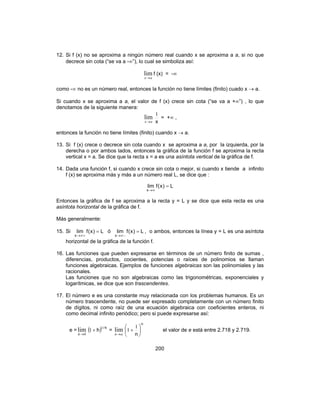 Introducción al cálculo diferencial e integral