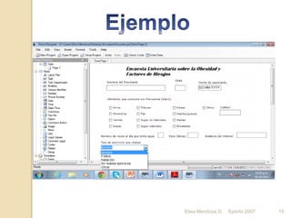 Elisa Mendoza G. Epiinfo 2007 15
 