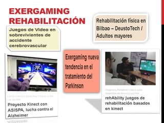 EXERGAMING
REHABILITACIÓN
 