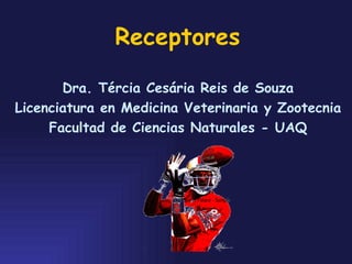 Receptores Dra. Tércia Cesária Reis de Souza Licenciatura en Medicina Veterinaria y Zootecnia Facultad de Ciencias Naturales - UAQ 