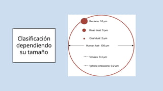 Clasificación
dependiendo
su tamaño
 