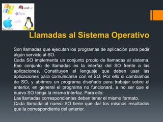 Soporte a lenguajes de programación. 