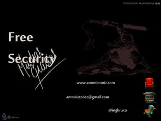 Introducción al pentesting   free security