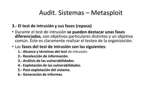 Introducción a Metasploit framework grado | PDF