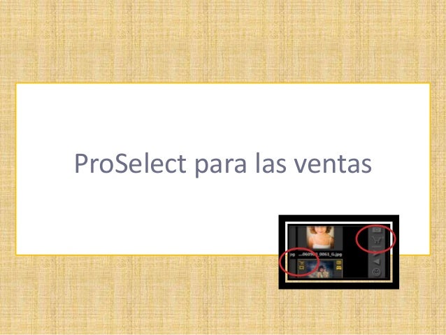 proselect presentation software