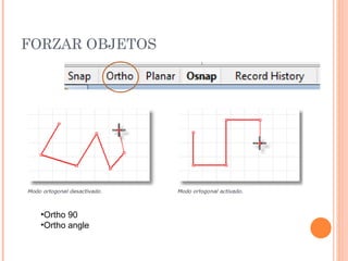 FORZAR OBJETOS Ortho 90 Ortho angle  