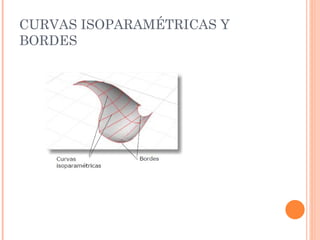 CURVAS ISOPARAMÉTRICAS Y BORDES 