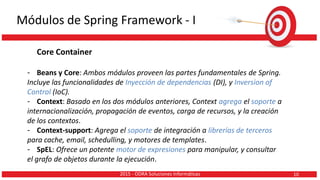 Introducción a Spring framework | PDF