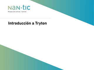 Introducción a Tryton
 