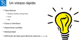 Introducción a TypeScript | PPTX