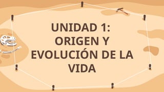 INTRODUCCIÓN BIOLOGÍA: EL ORIGEN DE LA VIDA | PPTX