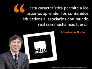 La

Realidad Aumentada ofrece
muchas posibilidades

educativas

© Sklepspozywczy - Fotolia.com

 