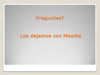Permite la gestión e institucionalización de conocimiento¿QUÉ SE NECESITA PARA CREAR UN CURSO VIRTUAL?Herramientas de comunicación Foros y chatsMensajeríaConsultas y encuestasCalendarioVideo Chat