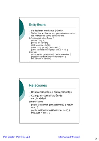 Introducción a Enterprise Java Beans | PDF