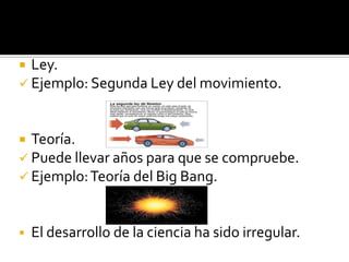 ¿Qué es el método científico?Método de investigación usado principalmente en la producción de conocimientos de ciencias.Consiste en la realización de una serie de procesos específicos  para la obtención de algun resultado.