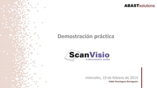 Introducción SCAN_VISIO eDocument suite