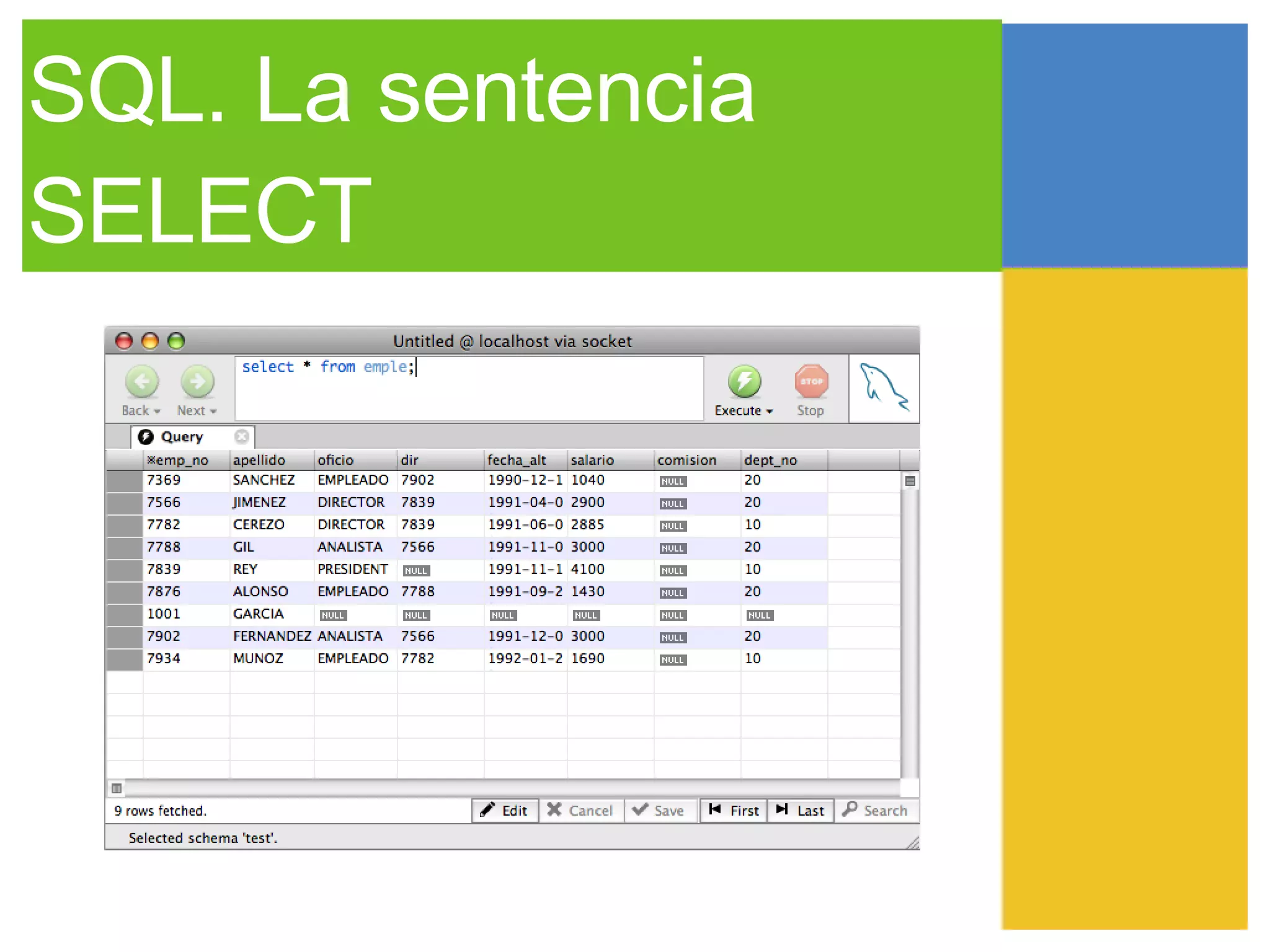 SQL. La sentencia SELECT 