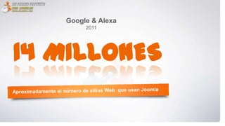 Google & Alexa
        2011




14 MILLONES
 