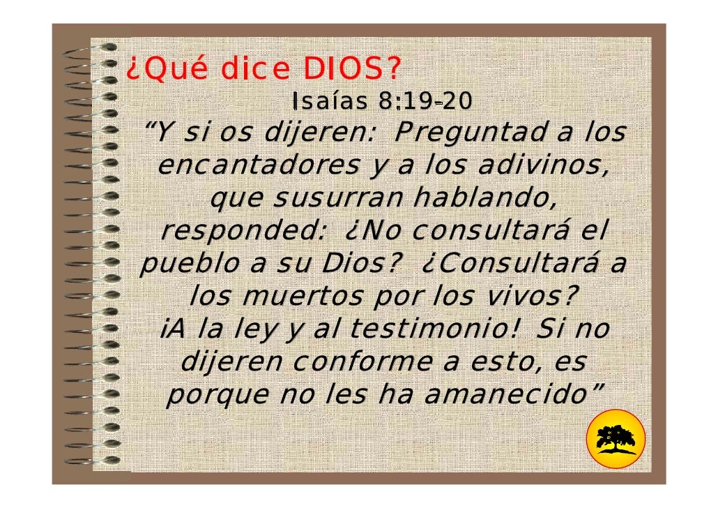 Resultado de imagen para isaias 8 19