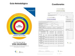 CuestionariosGuía Metodológica
 