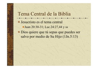 Introduccion A La Biblia