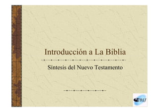 Introduccion A La Biblia