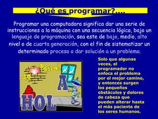 Introduccion A La Programacion | PPT