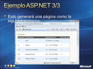 Esto generará una página como la siguiente: 
