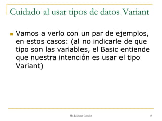 Introduccion A Vb 6 Generalidades Codigo