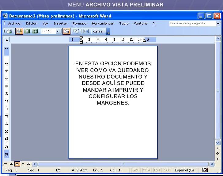 Funcion De Vista Preliminar De Word basicsalter