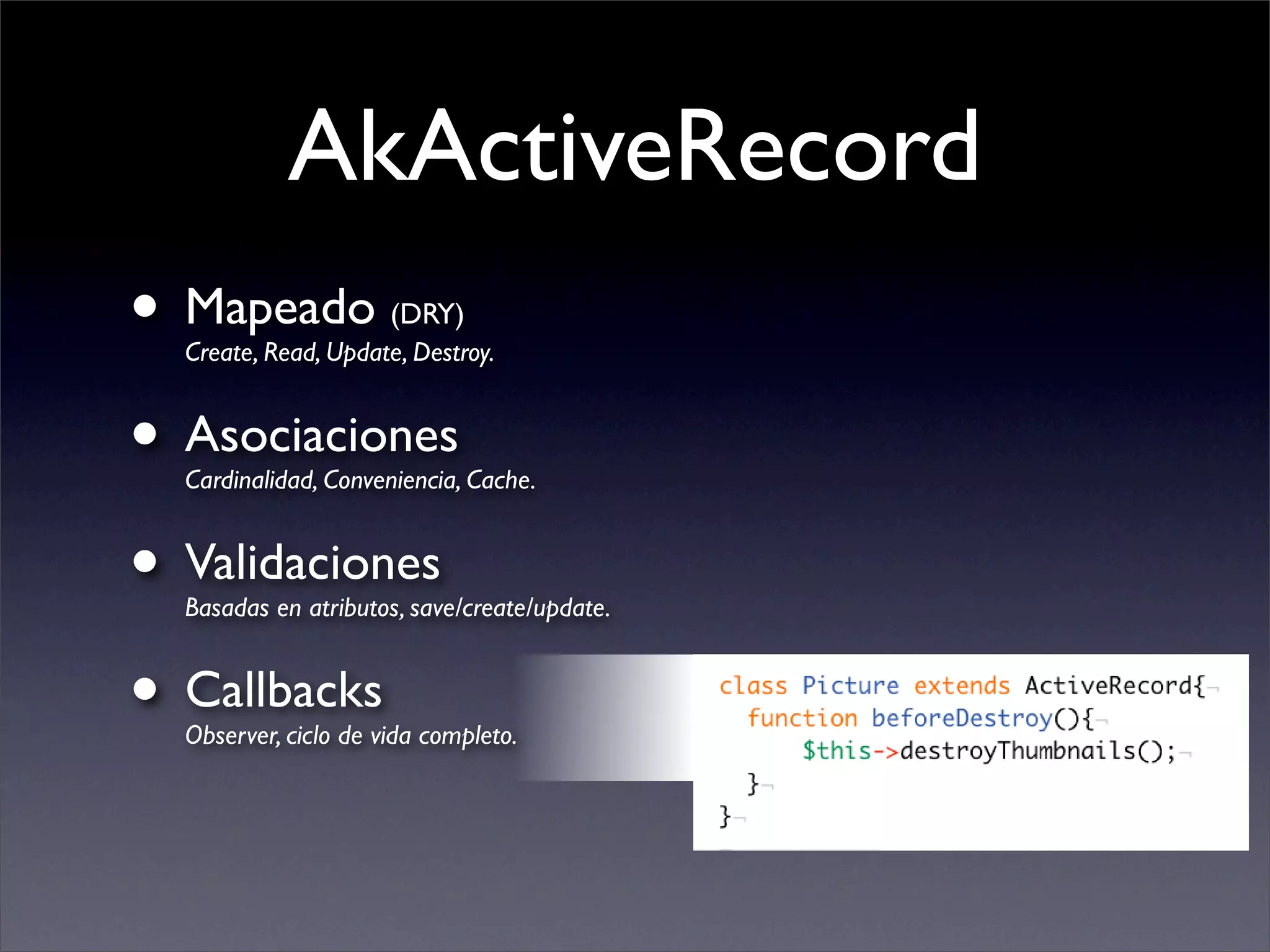 Introduccion al Akelos Php Framework