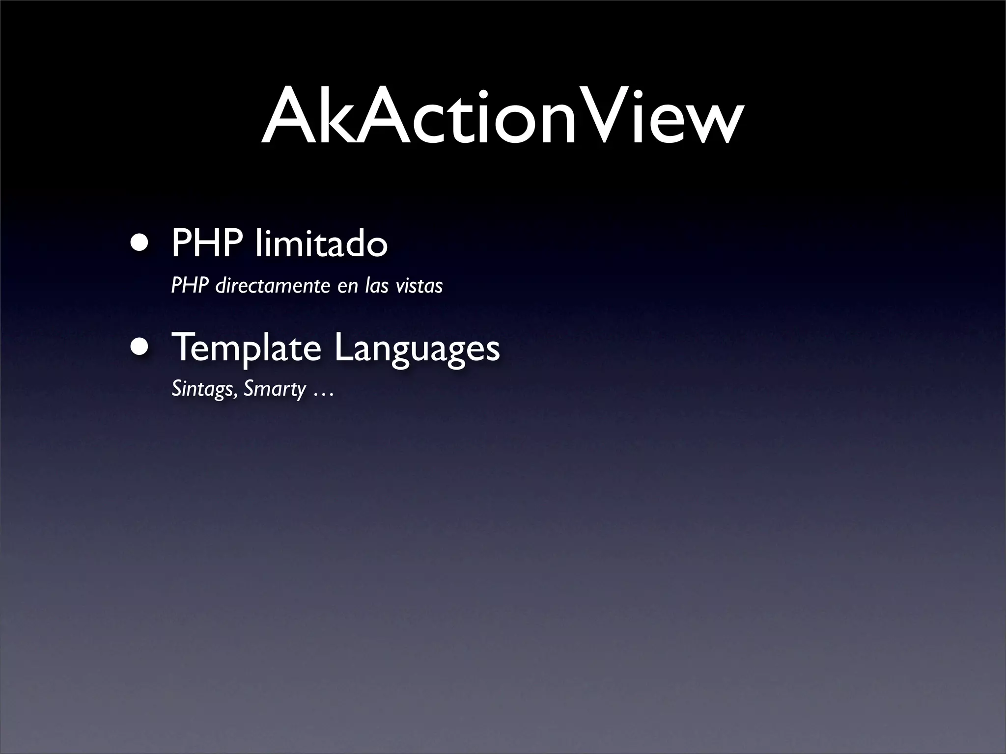 Introduccion al Akelos Php Framework