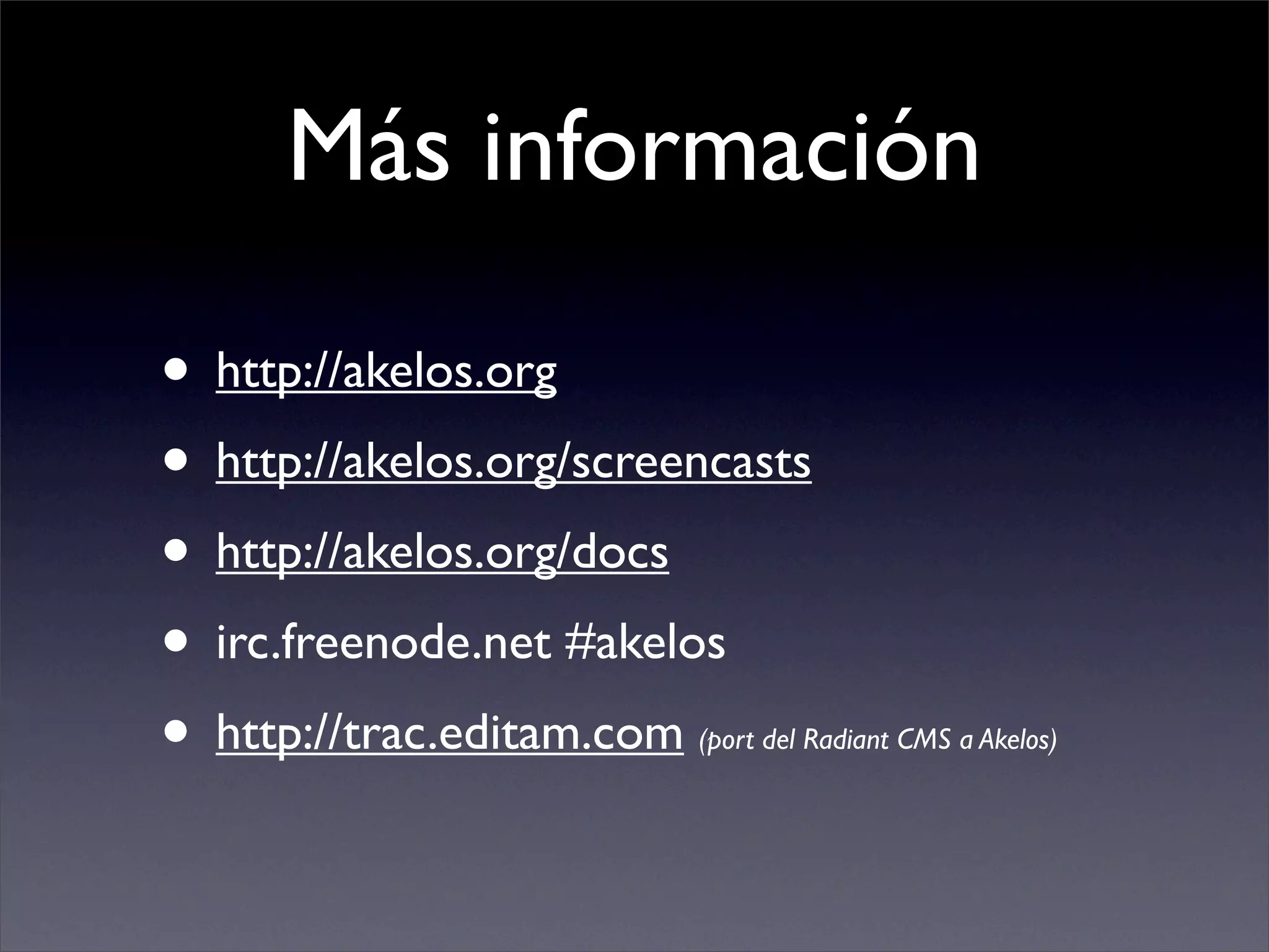 Introduccion al Akelos Php Framework