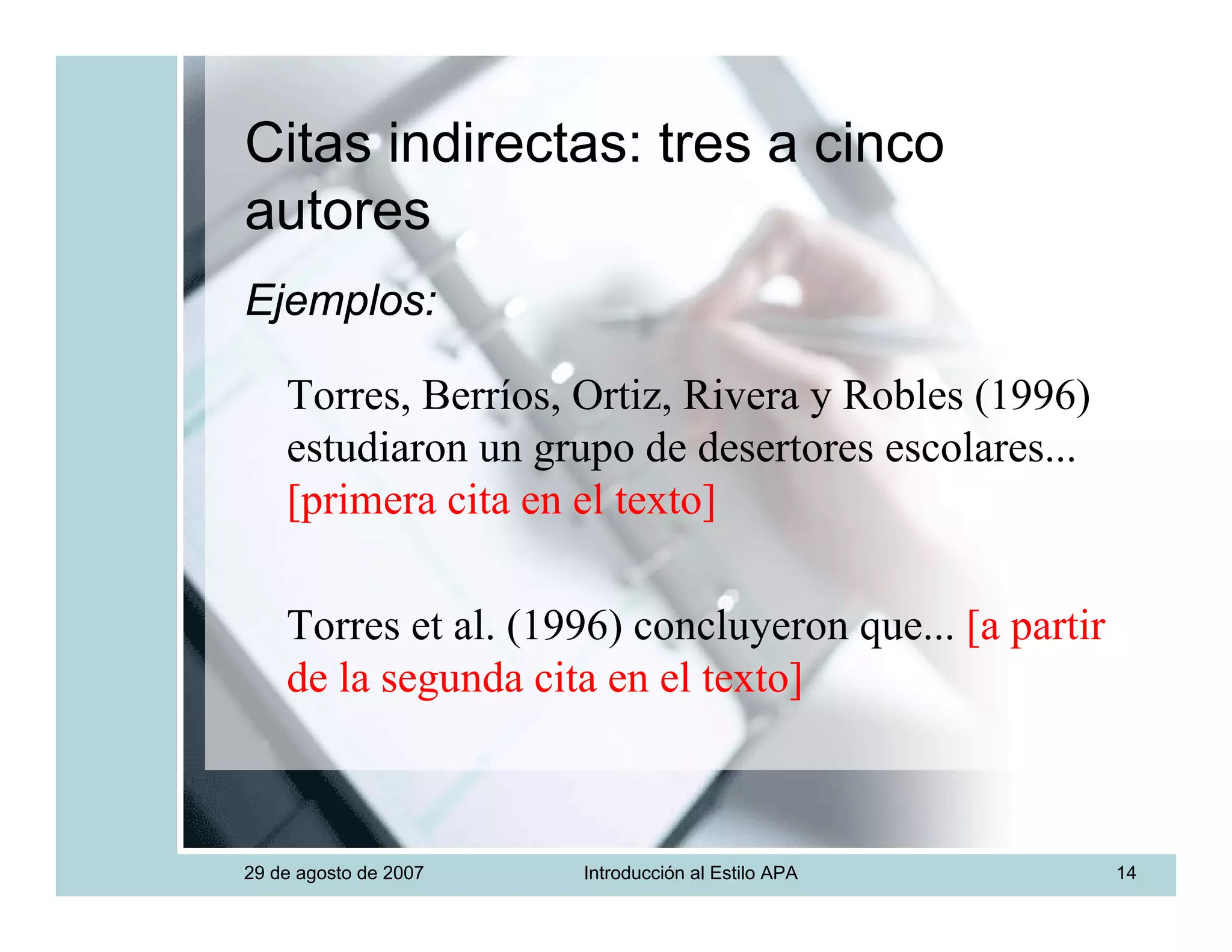 Introduccion Estilo APA