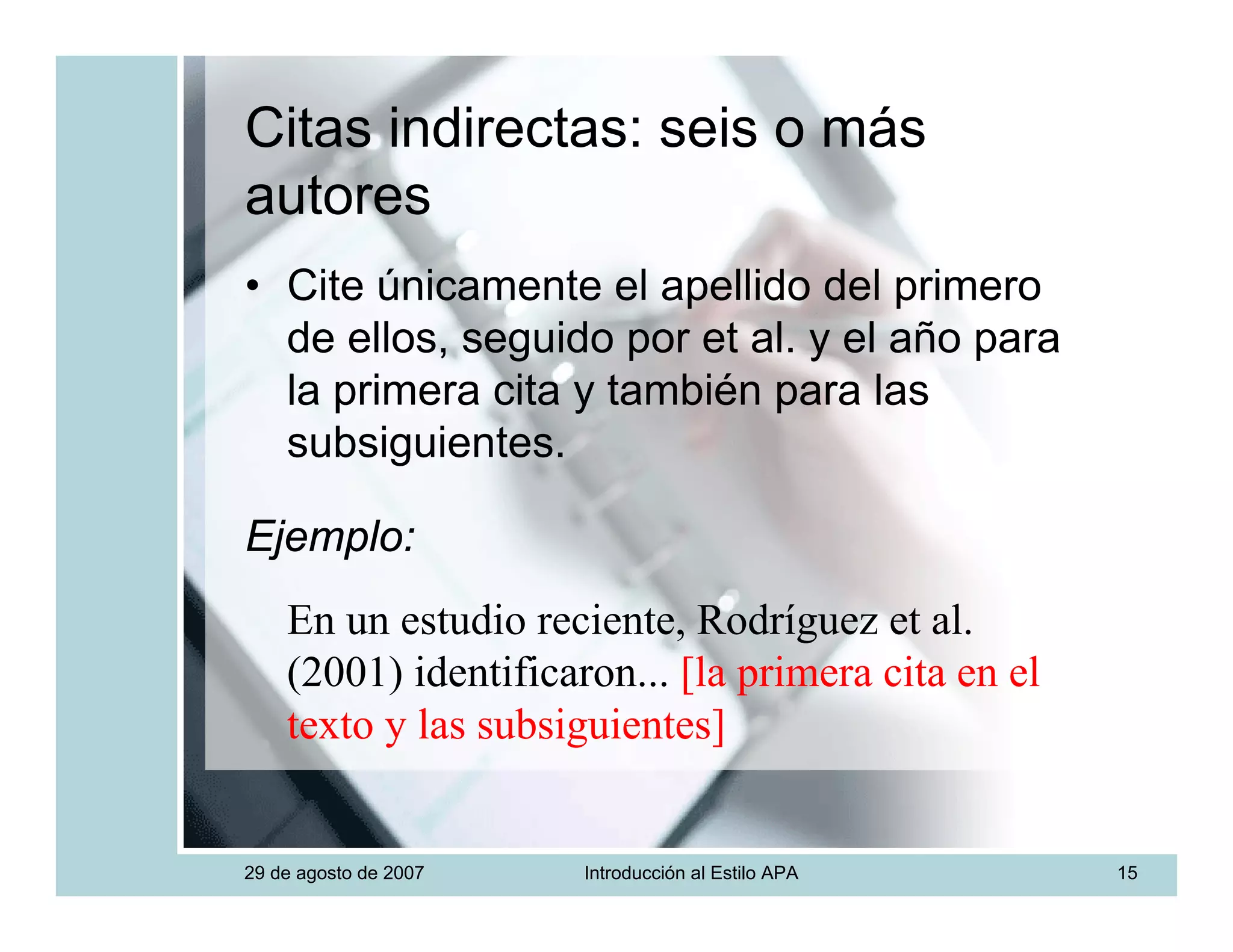 Introduccion Estilo APA