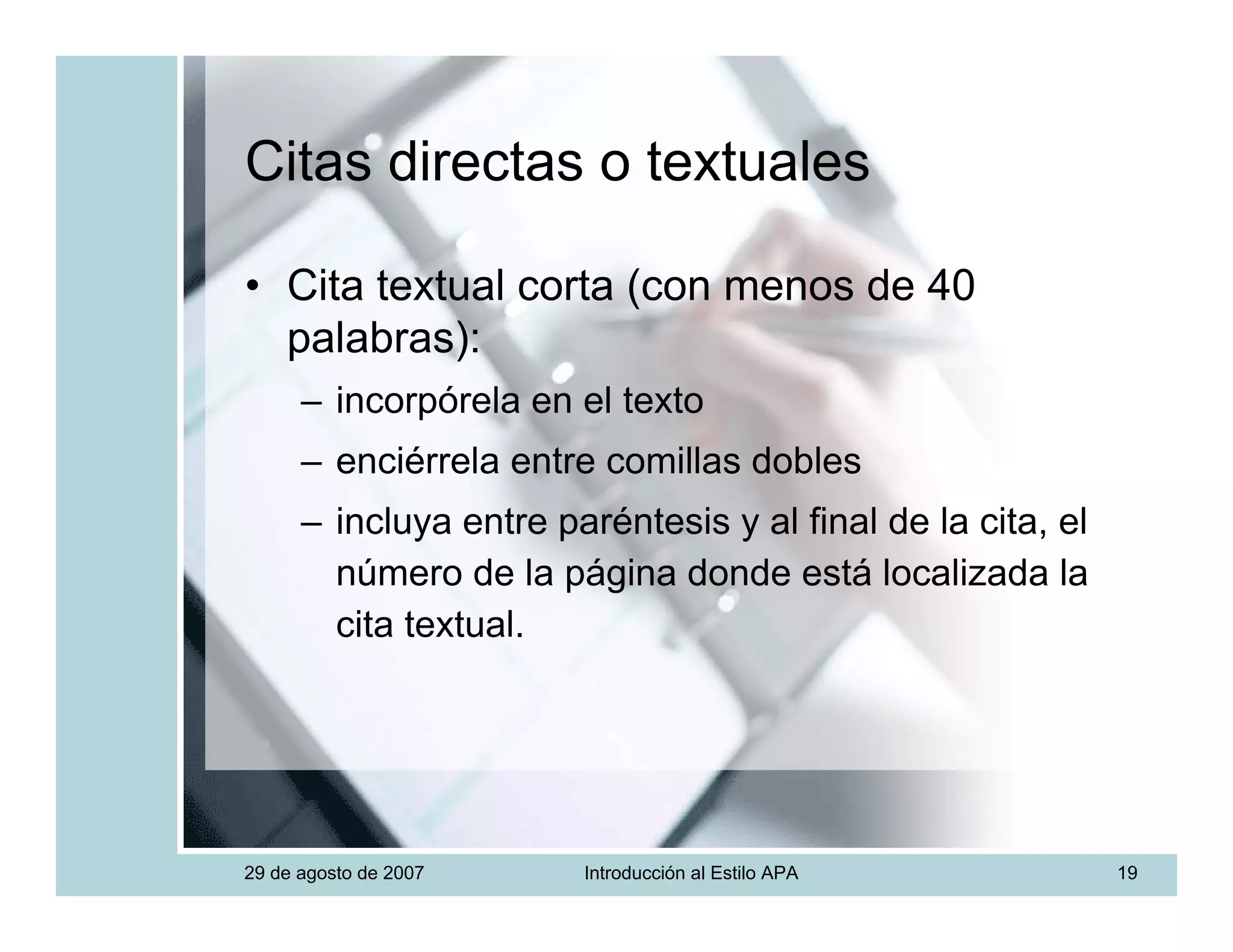 Introduccion Estilo APA