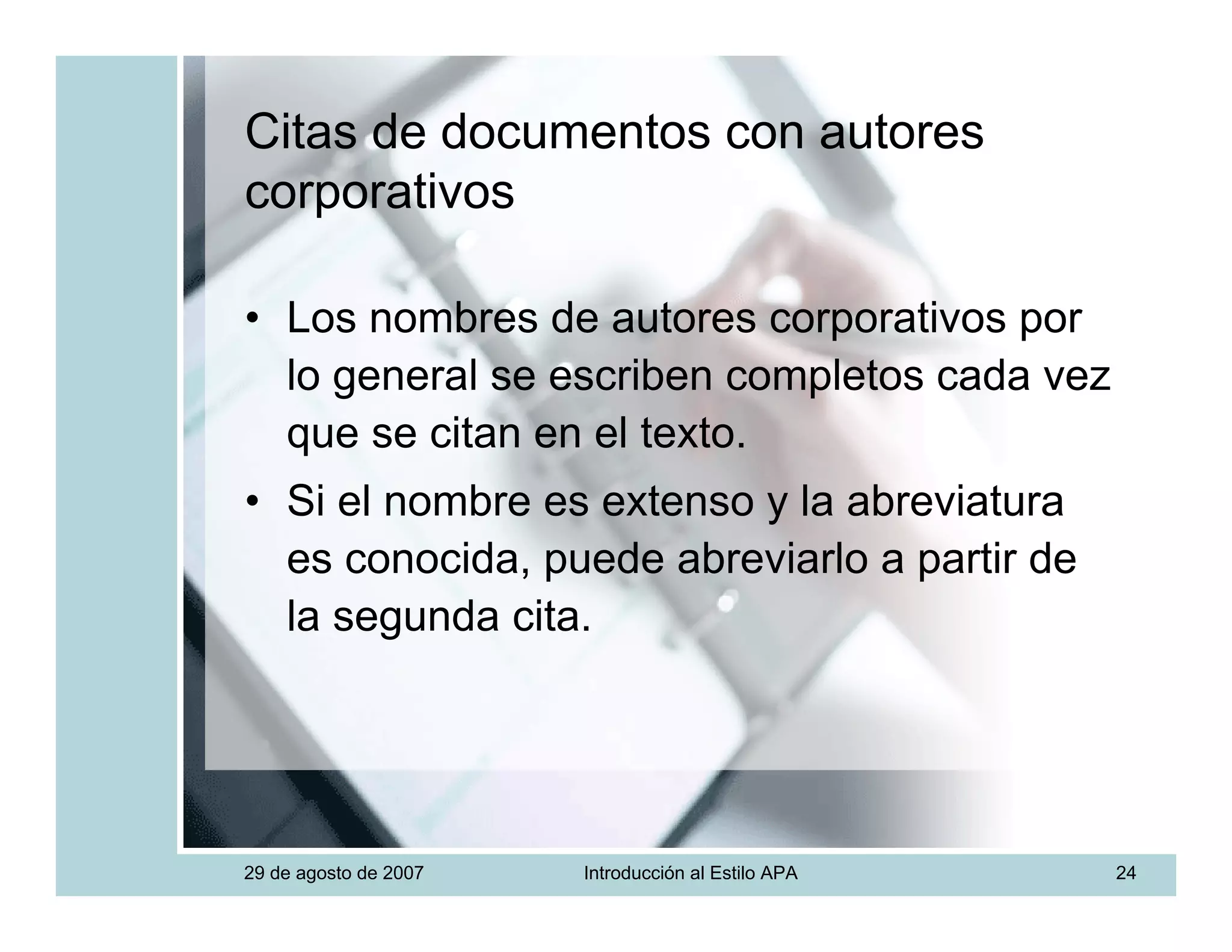 Introduccion Estilo APA