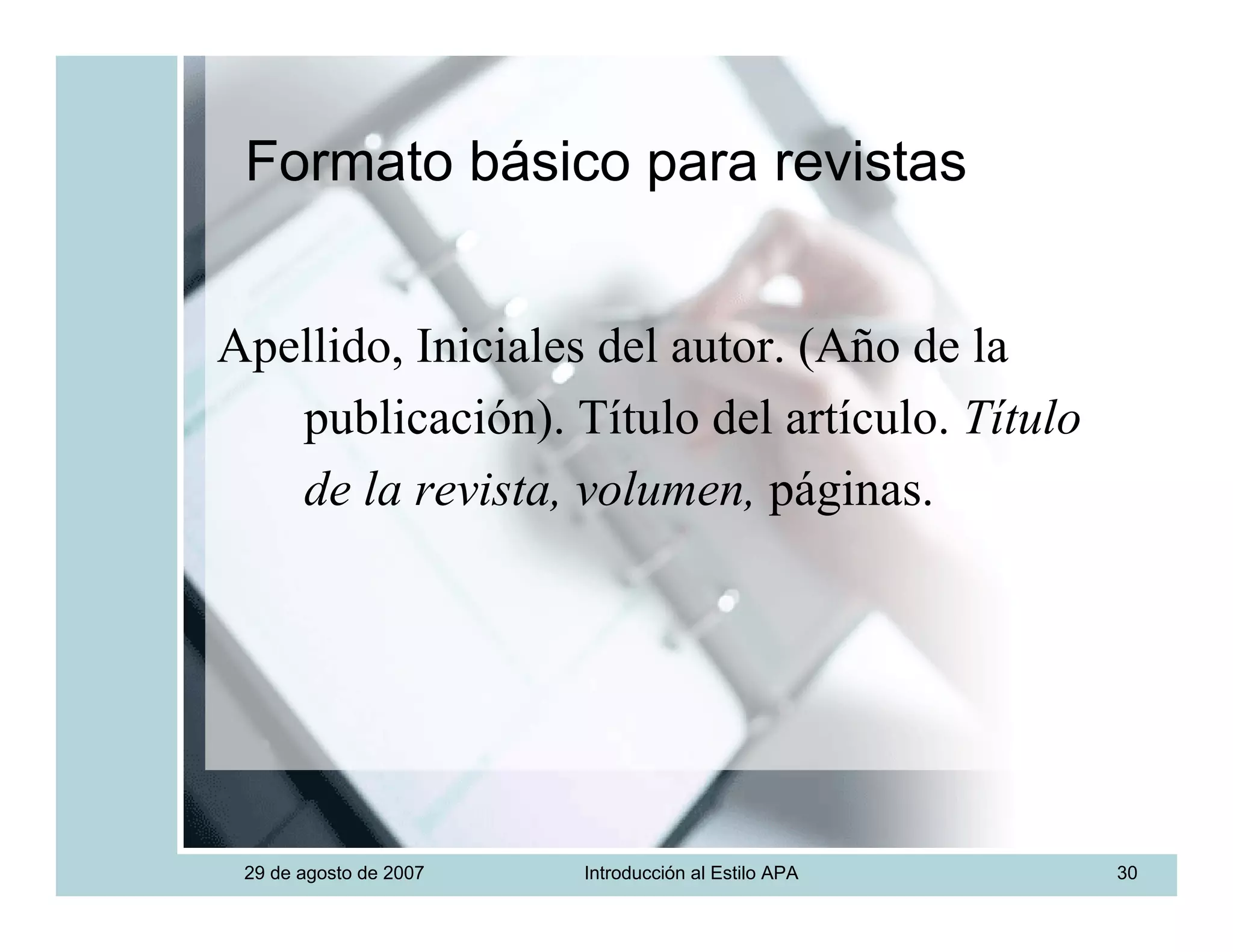 Introduccion Estilo APA