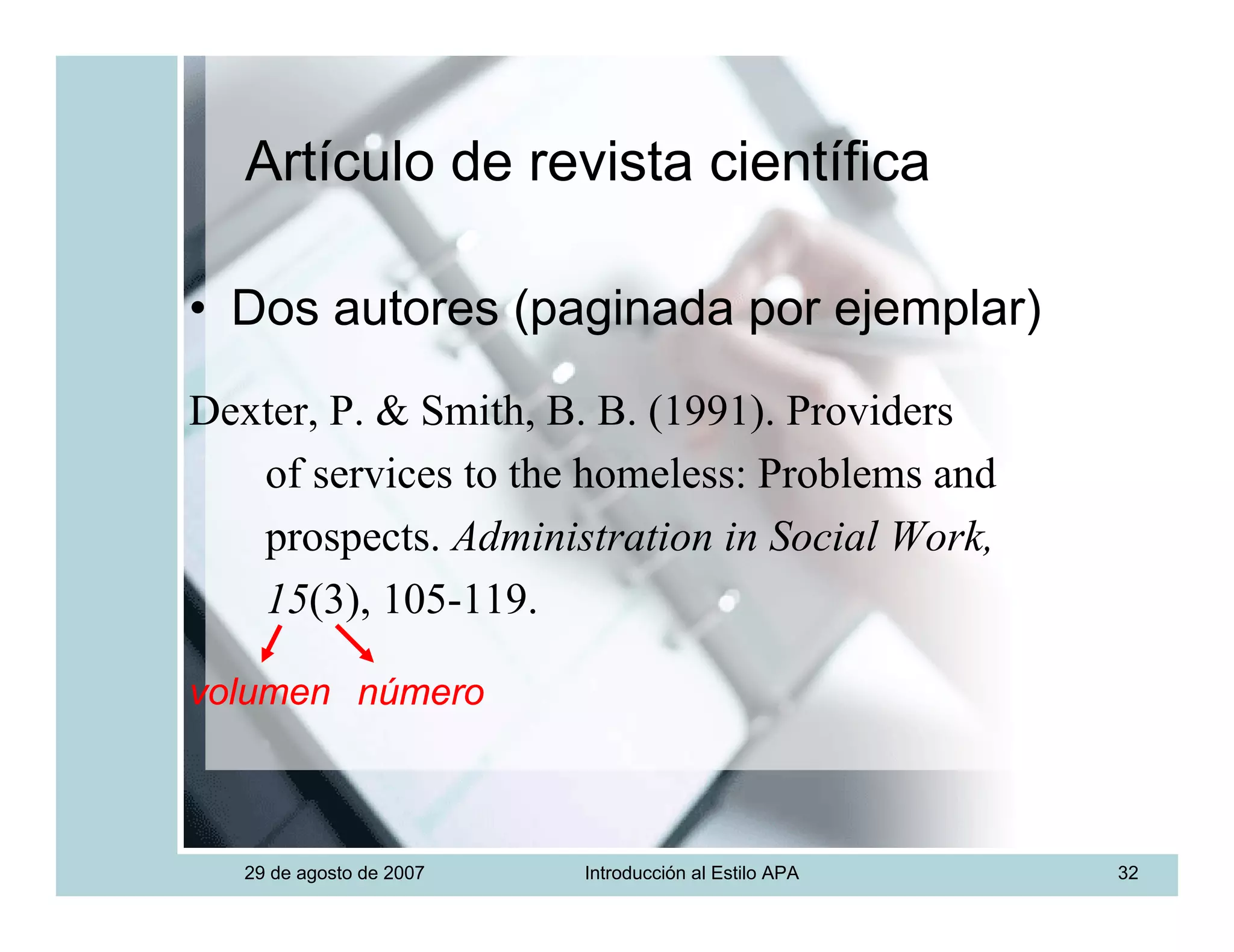 Introduccion Estilo APA