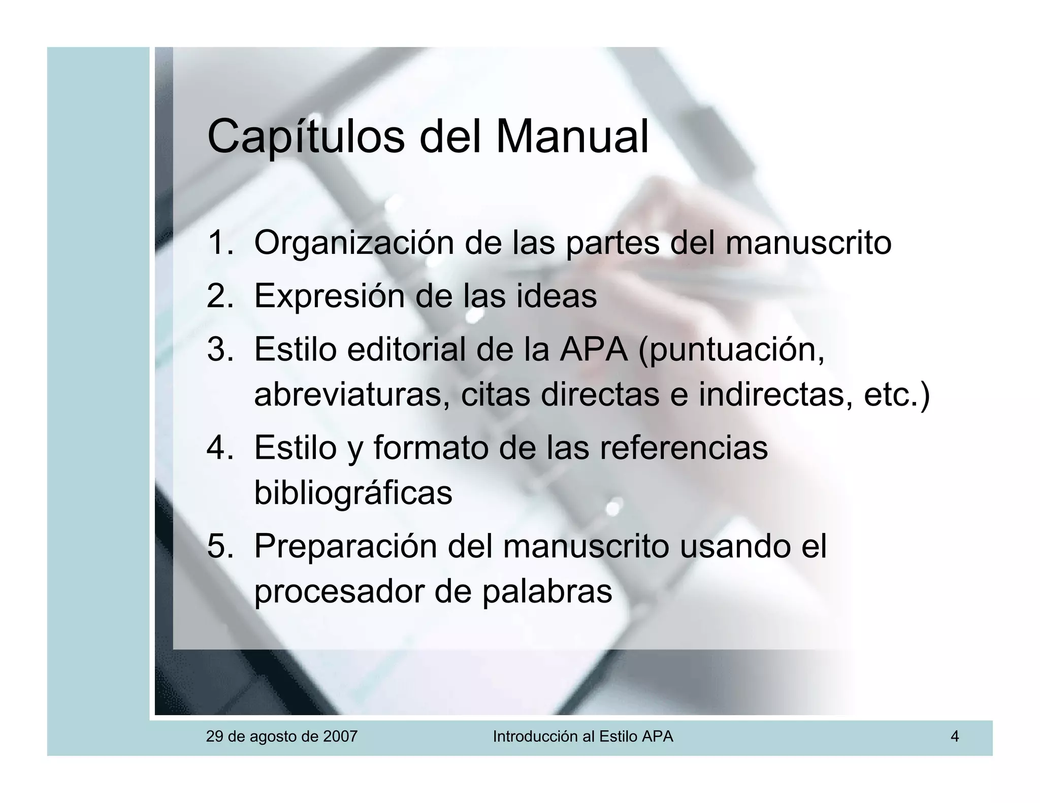 Introduccion Estilo APA