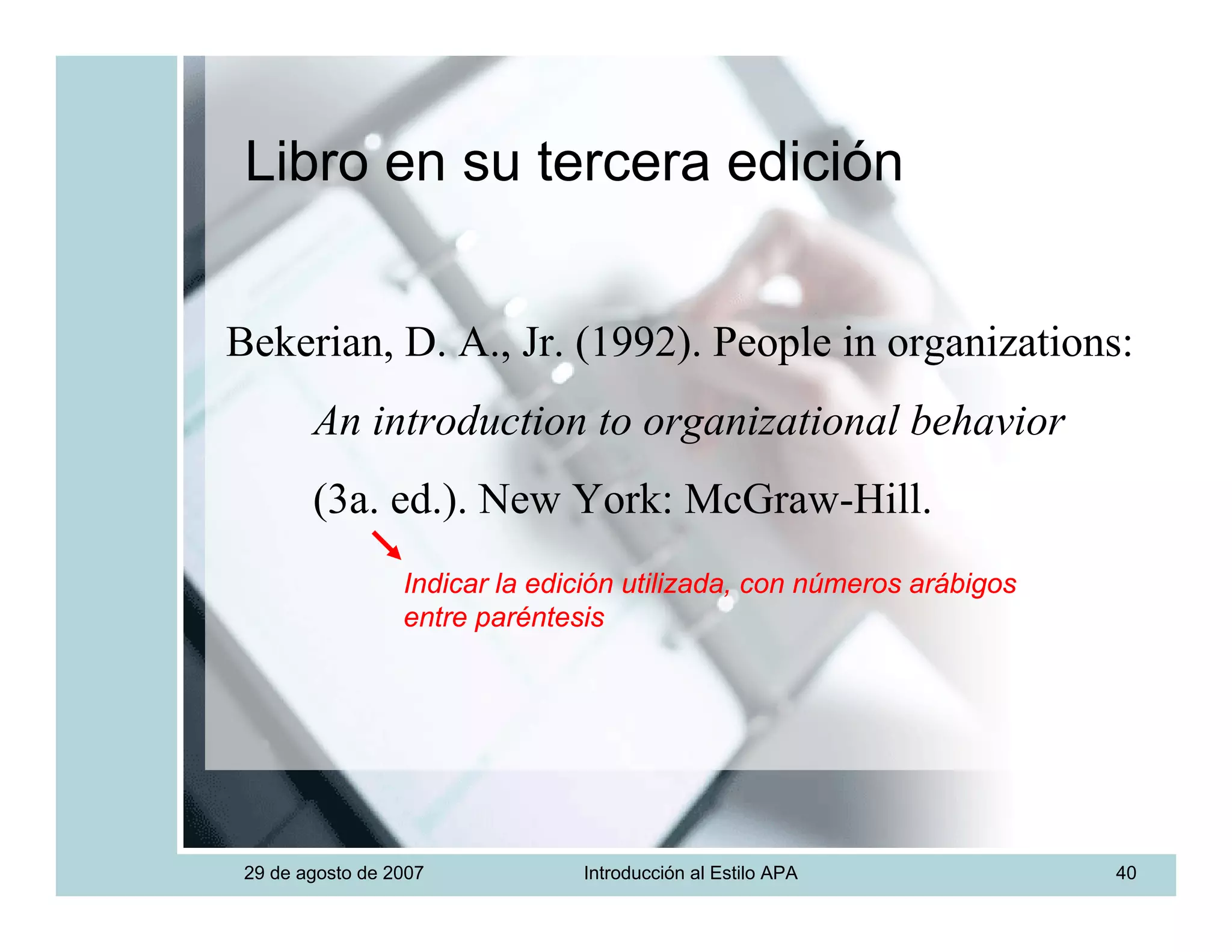 Introduccion Estilo APA