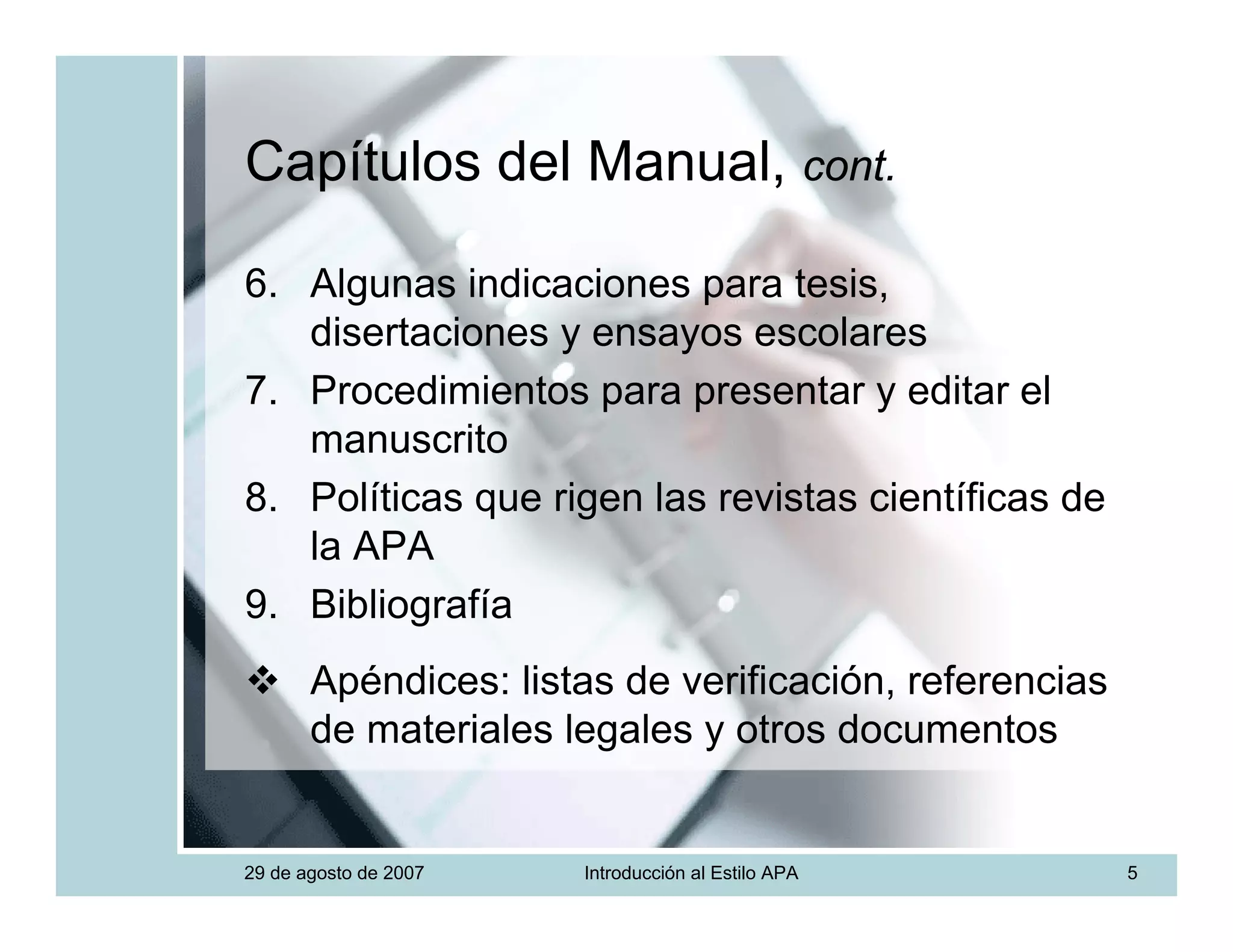 Introduccion Estilo APA