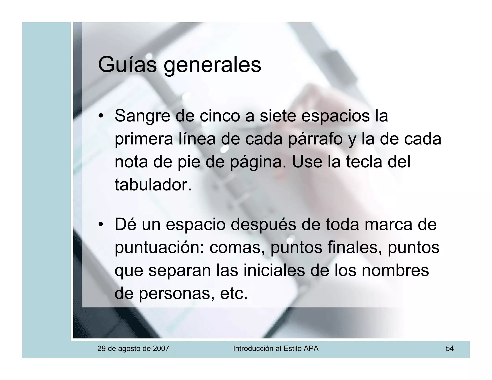 Introduccion Estilo APA