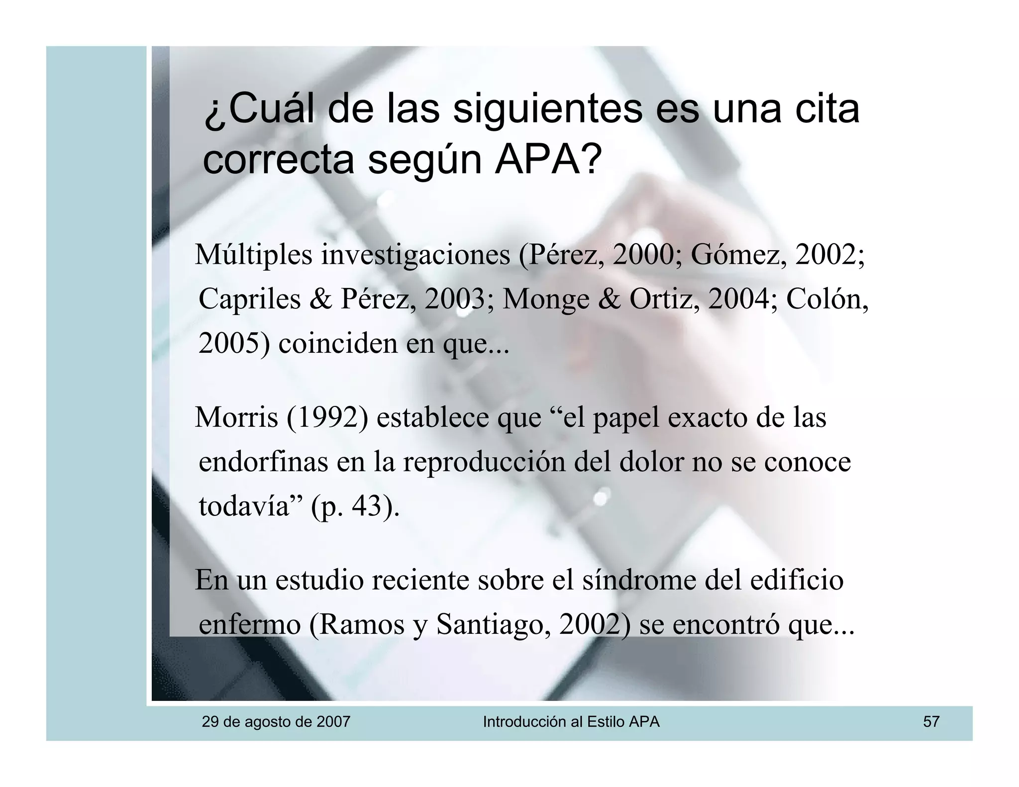 Introduccion Estilo APA