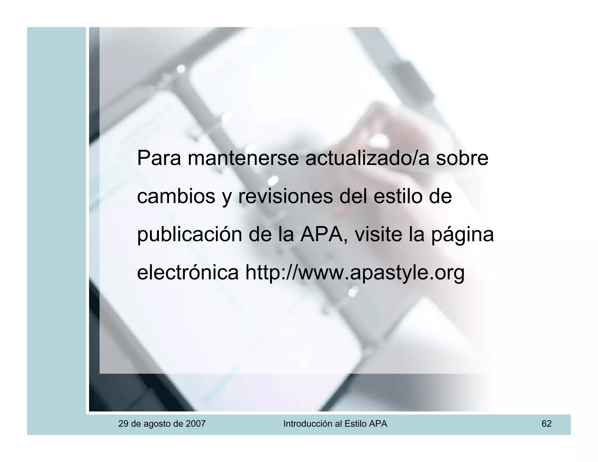 Introduccion Estilo APA