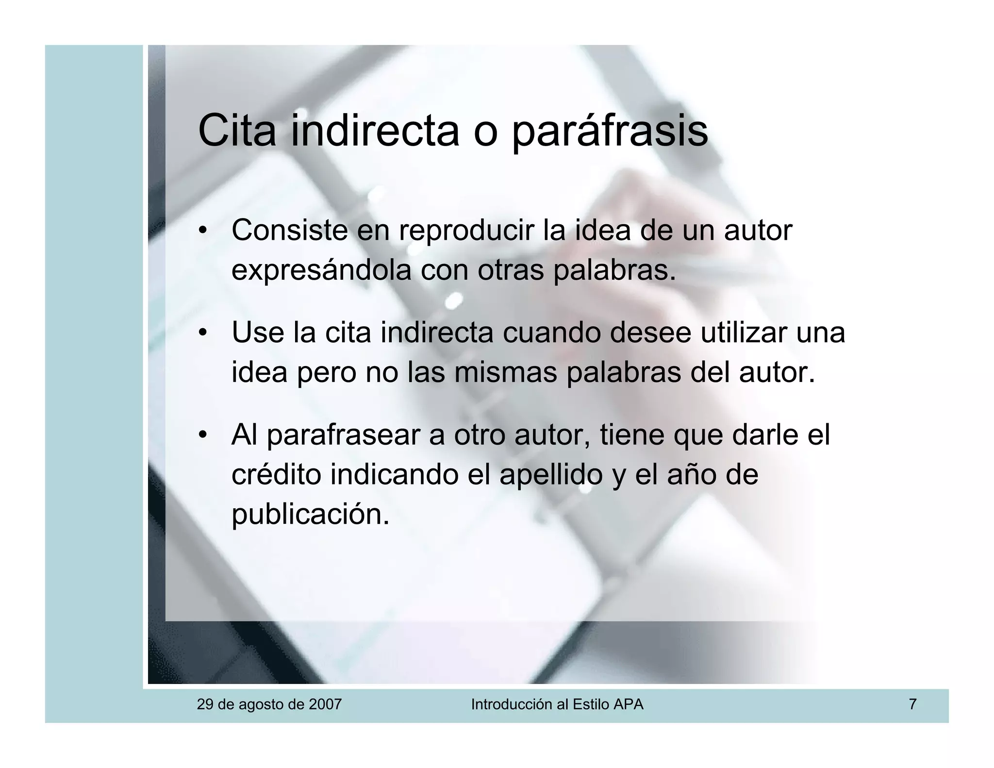 Introduccion Estilo APA