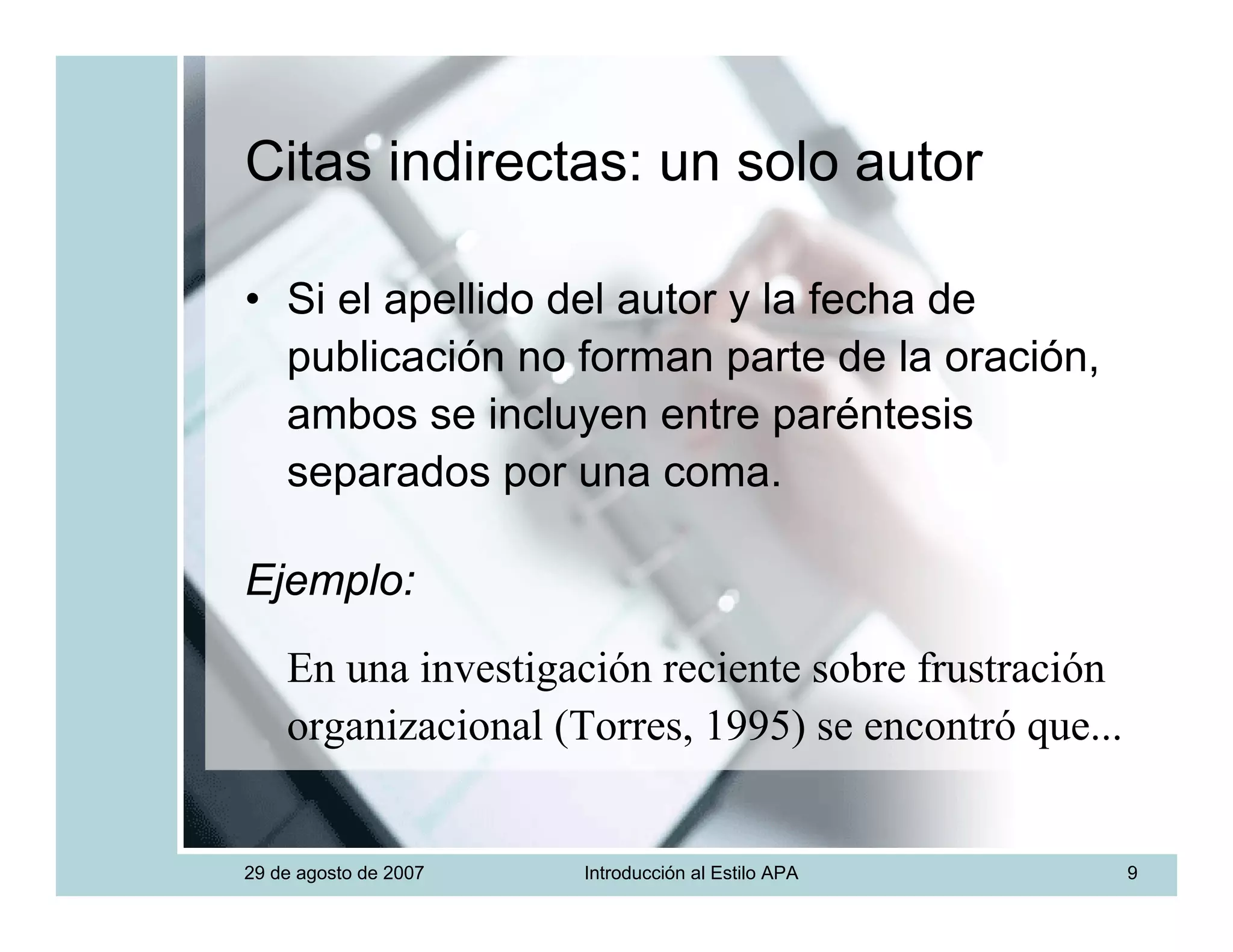 Introduccion Estilo APA