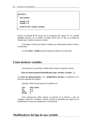 Introduccion al-lenguaje-c | PDF