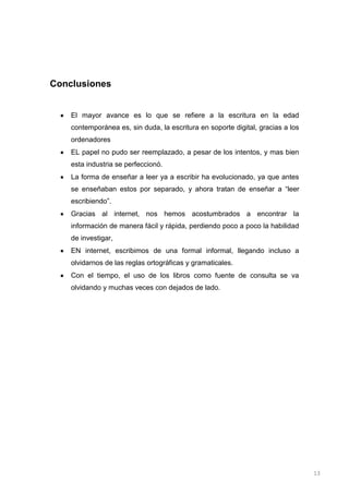 Introduccion  escritura